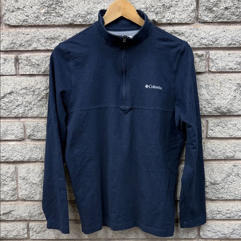Columbia Dark Blue Quarter-Zip Pullover